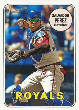 2018 Topps Heritage #101 Salvador Perez Front