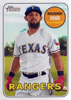 2018 Topps Heritage #110 Rougned Odor Front