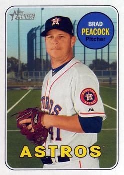 2018 Topps Heritage #120 Brad Peacock Front