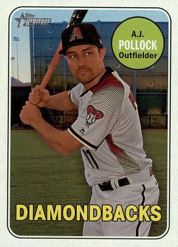 2018 Topps Heritage #143 A.J. Pollock Front