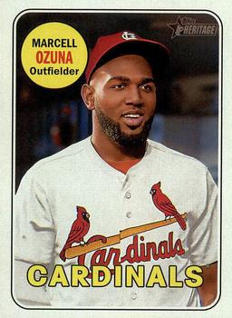 2018 Topps Heritage #170 Marcell Ozuna Front