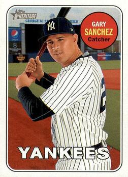 2018 Topps Heritage #191 Gary Sanchez Front