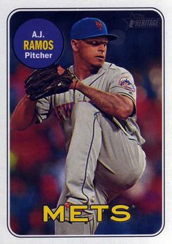 2018 Topps Heritage #217 A.J. Ramos Front