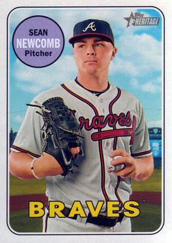 2018 Topps Heritage #225 Sean Newcomb Front
