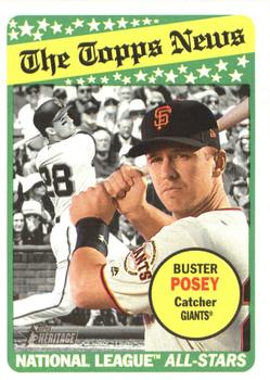 2018 Topps Heritage #235 Buster Posey Front