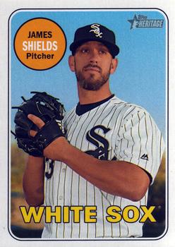 2018 Topps Heritage #308 James Shields Front