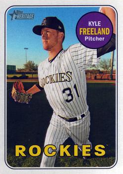2018 Topps Heritage #310 Kyle Freeland Front