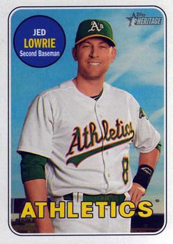 2018 Topps Heritage #311 Jed Lowrie Front