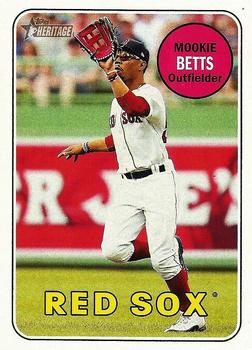 2018 Topps Heritage #330 Mookie Betts Front