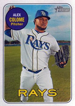 2018 Topps Heritage #338 Alex Colome Front