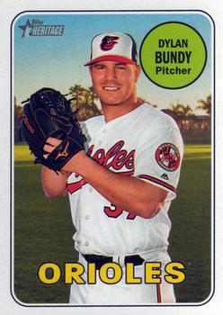 2018 Topps Heritage #347 Dylan Bundy Front
