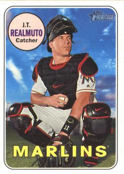 2018 Topps Heritage #388 J.T. Realmuto Front