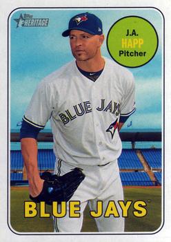 2018 Topps Heritage #398 J.A. Happ Front