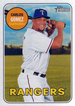 2018 Topps Heritage #400 Carlos Gomez Front