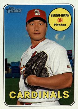2018 Topps Heritage #440 Seung-Hwan Oh Front