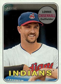 2018 Topps Heritage #481 Lonnie Chisenhall Front