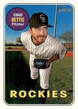 2018 Topps Heritage #486 Chad Bettis Front