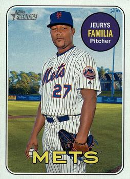 2018 Topps Heritage #494 Jeurys Familia Front