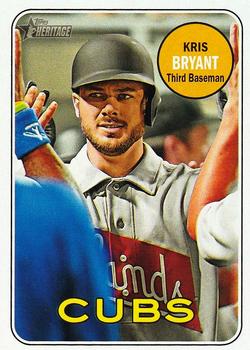 2018 Topps Heritage #80 Kris Bryant Front