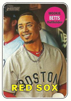 2018 Topps Heritage #330 Mookie Betts Front