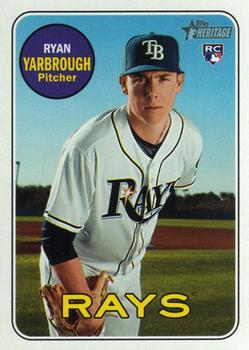 2018 Topps Heritage #543 Ryan Yarbrough Front
