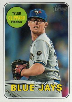 2018 Topps Heritage #551 Tyler Clippard Front