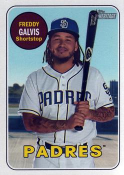 2018 Topps Heritage #595 Freddy Galvis Front
