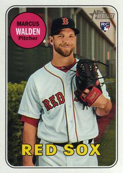 2018 Topps Heritage #605 Marcus Walden Front