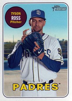 2018 Topps Heritage #645 Tyson Ross Front