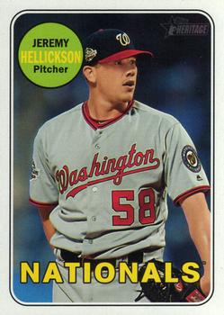 2018 Topps Heritage #667 Jeremy Hellickson Front