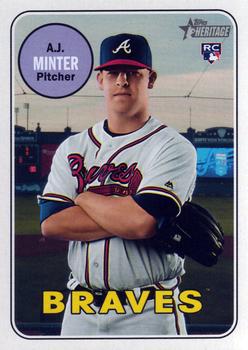 2018 Topps Heritage #669 A.J. Minter Front
