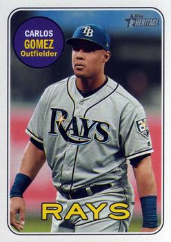 2018 Topps Heritage #671 Carlos Gomez Front