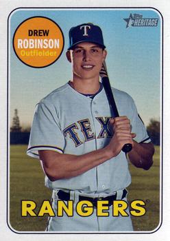 2018 Topps Heritage #678 Drew Robinson Front