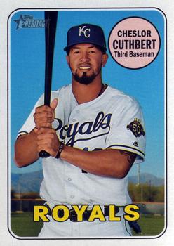 2018 Topps Heritage #680 Cheslor Cuthbert Front