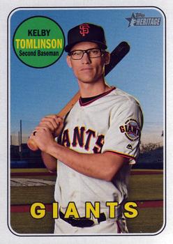 2018 Topps Heritage #681 Kelby Tomlinson Front