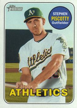 2018 Topps Heritage #701 Stephen Piscotty Front