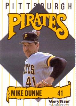 1989 Veryfine Pittsburgh Pirates #NNO Mike Dunne Front