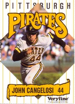 1989 Veryfine Pittsburgh Pirates #NNO John Cangelosi Front