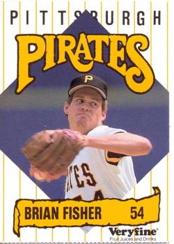 1989 Veryfine Pittsburgh Pirates #NNO Brian Fisher Front