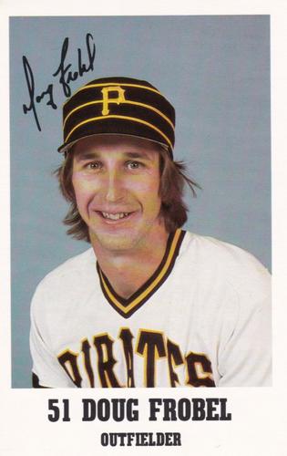 1984 Pittsburgh Pirates Promotional Dates 3x5 #NNO Doug Frobel Front