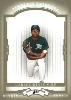 2004 Donruss Classics - Timeless Tributes Green #201 Carlos Hines Front