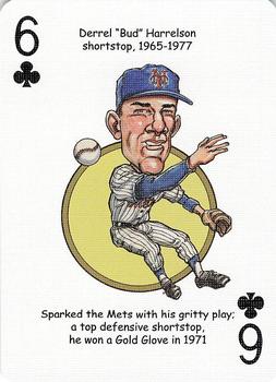 2006 Hero Decks New York Mets Baseball Heroes Playing Cards #6♣ Bud Harrelson Front