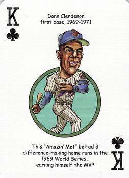 2006 Hero Decks New York Mets Baseball Heroes Playing Cards #K♣ Donn Clendenon Front