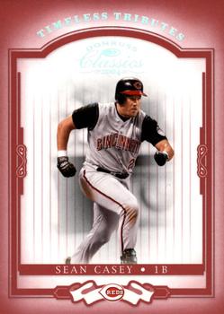 2004 Donruss Classics - Timeless Tributes Red #75 Sean Casey Front