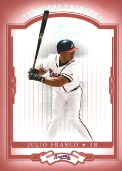 2004 Donruss Classics - Timeless Tributes Red #76 Julio Franco Front