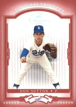 2004 Donruss Classics - Timeless Tributes Red #210 Don Sutton Front