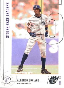2002 Topps Ten #76 Alfonso Soriano Front