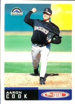 2002 Topps Total #126 Aaron Cook Front