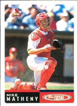2002 Topps Total #166 Mike Matheny Front