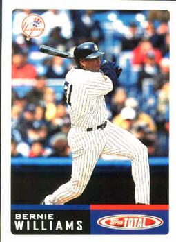 2002 Topps Total #205 Bernie Williams Front